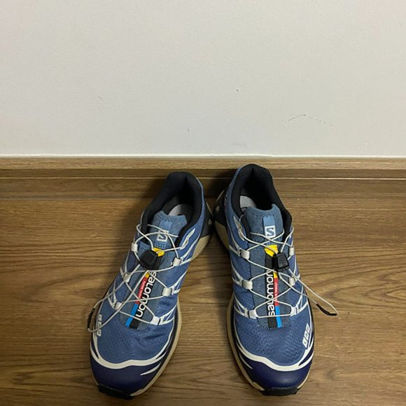 Salomon Thick Soled Navy Retro Outdoor Sneakers - Picture 3 of 10